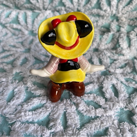 Vintage Disney Minnie Mouse figurine & candle lot Dancing & Cowgirl Minnie - Picture 10 of 14